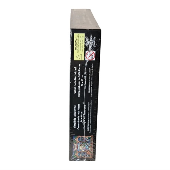 Vermont Christmas Company Stained Glass Nativity Jigsaw Puzzle 1000 Piece NEW - Picture 4 of 5